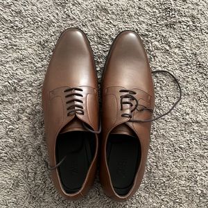 Zara Dress Derby Shoes, Brown